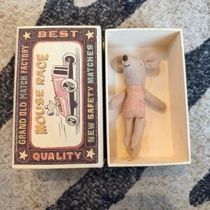 Maileg Mouse Mouse In Match Box EUC